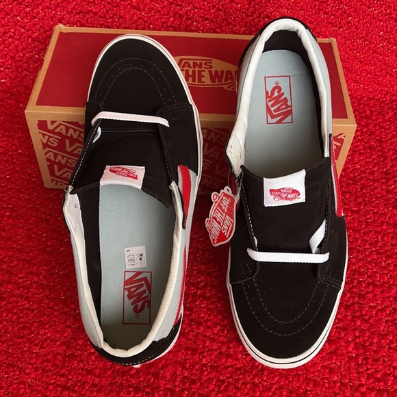 Vans Sk8-Low 2-Tone Black/Winter Sky MENS - Picture 13 of 16